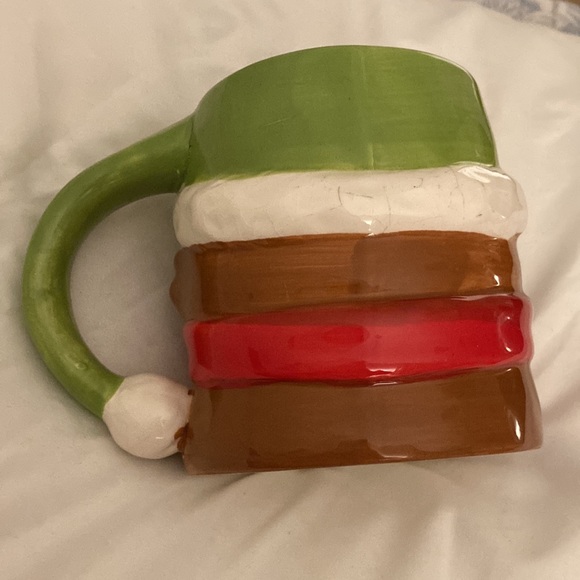 Extra large owl ceramic Christmas mug - Picture 5 of 6